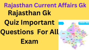 RAJASTHAN CURRENT AFFAIRS GK QUESTIONS IN HINDI ENGLISH