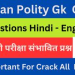 INDIAN POLITY GK QUESTIONS IN HINDI